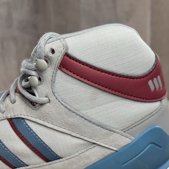 Adidas Mens 10.5 Human Made X Marathon Free Hiker Shoes Clear Onix Burgundy Gray - Picture 13 of 16